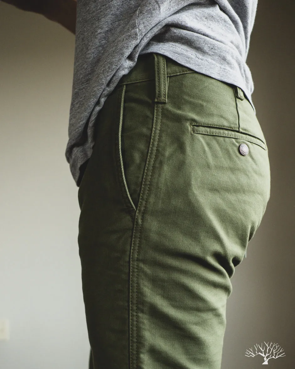 IH-720-OLV - 11oz Cotton Whipcord Work Pants - Olive